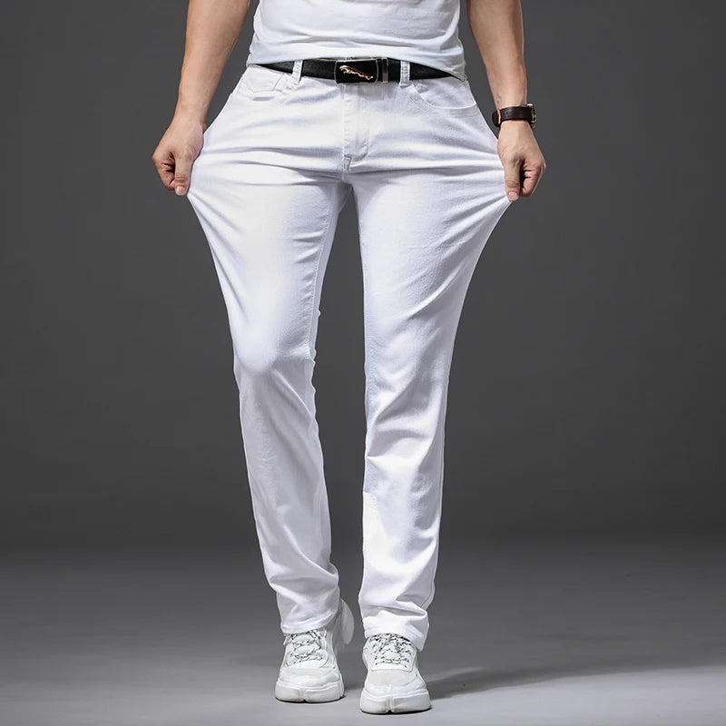 Starboy Studios™ sleek and stylish white jeans for men