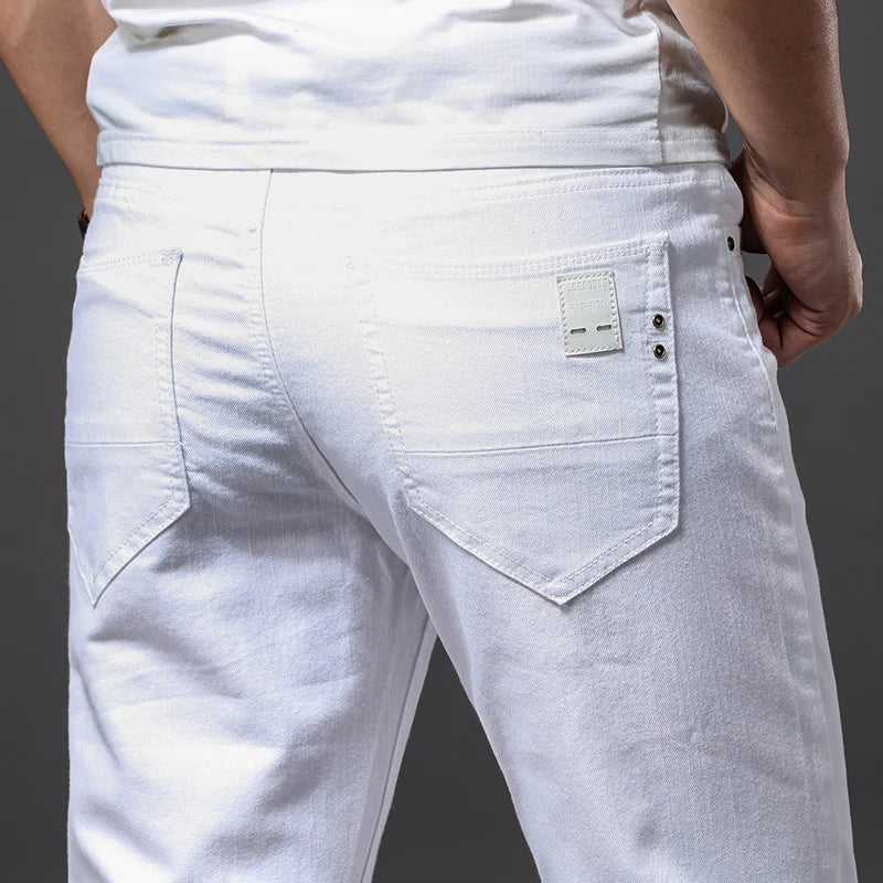 Starboy Studios™ sleek and stylish white jeans for men