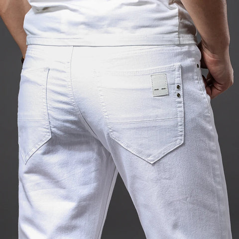 Starboy Studios™ sleek and stylish white jeans for men - Alternative