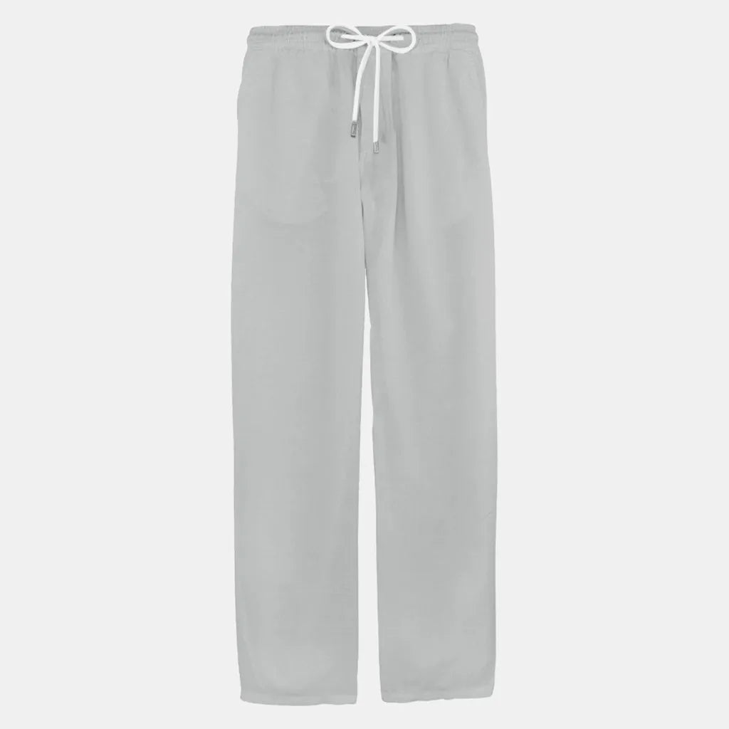 Starboy Studios™ lightweight white linen trousers