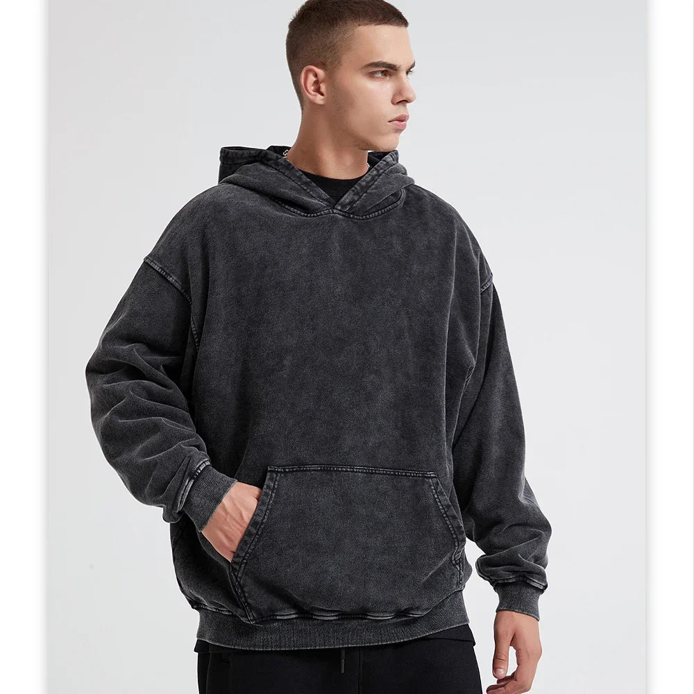 Starboy Studios™ 100% Cotton Men's fashionable hoodie pebbled style